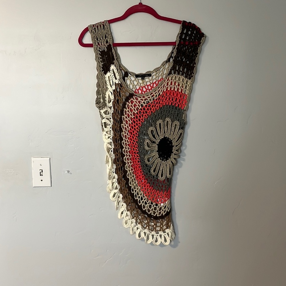 Floral net top